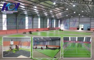 Pembuatan Lapangan Badminton di Pesantren Minhajul Haq Kiarapedes Purwakarta Harga Murah